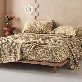 Abbi Dijon Flannelette Sheet Set by LINEN HOUSE
