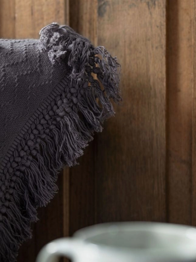 Adalyn Charcoal European Pillowcase by Linen House