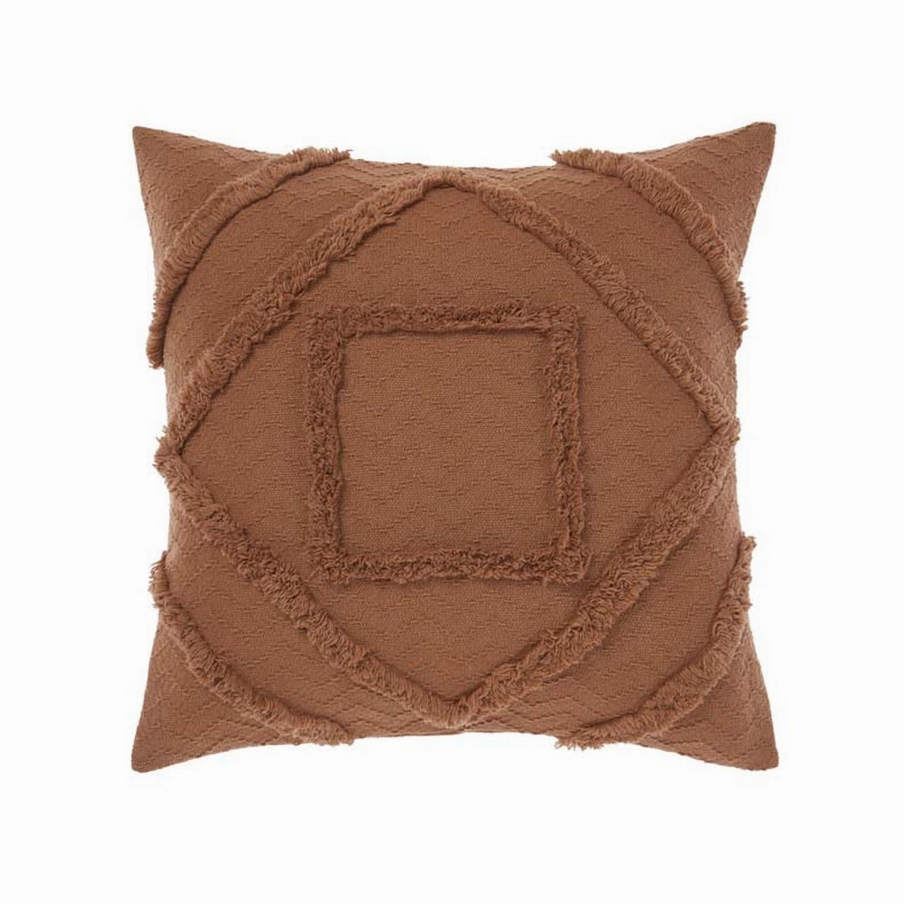 Adalyn Pecan 50 x 50cm Cushion by Linen House