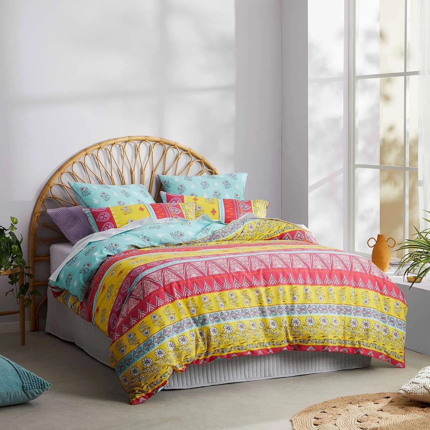 Adhira Summer Quilt Cover Set by Logan & Mason