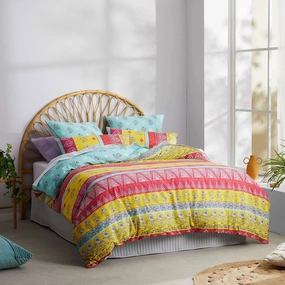 Adhira Summer Quilt Cover Set by Logan & Mason