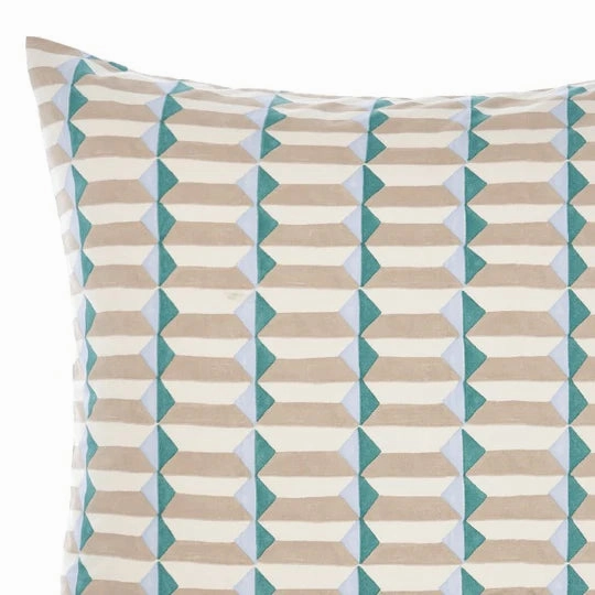 Aida Sky European Pillowcase by Linen House