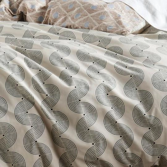 Aida Sky Quilt Cover Set by Linen House