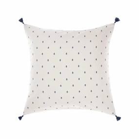 Anika Blue European Pillowcase by Linen House