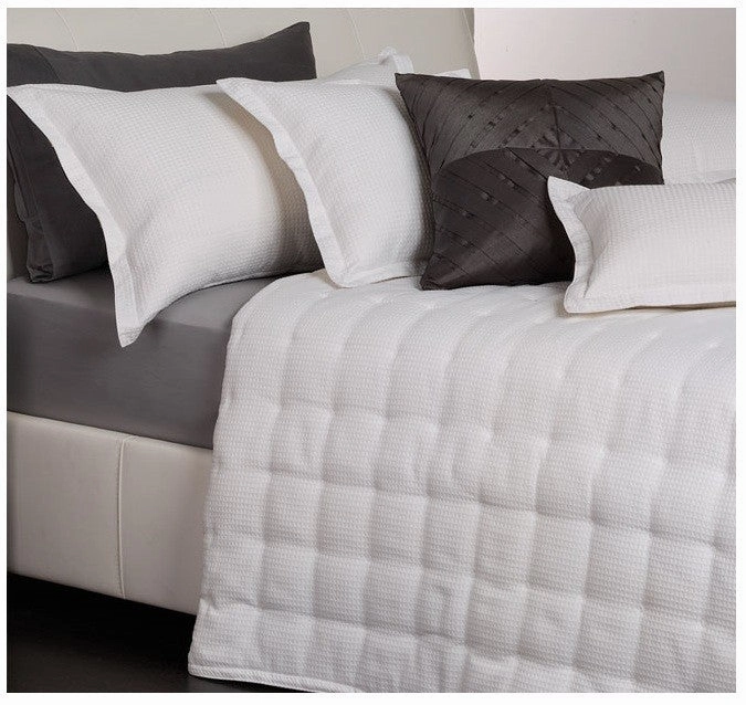 Ascot Pewter Quilt Cover Set by Logan & Mason Platinum
