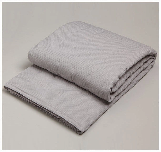 Ascot Pewter Quilt Cover Set by Logan & Mason Platinum