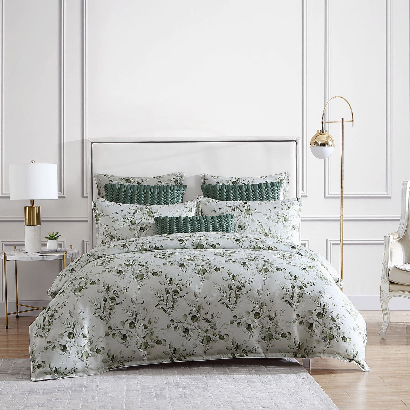 Asher Green Quilt Cover Set by Private Collection