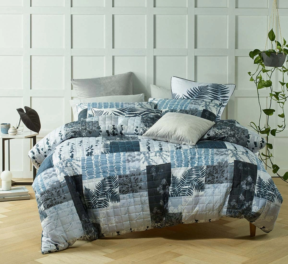 Botanic Quilted Quilt Cover Set by Bianca