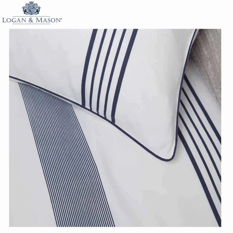 Bronson White Quilt Cover Set by Logan and Mason