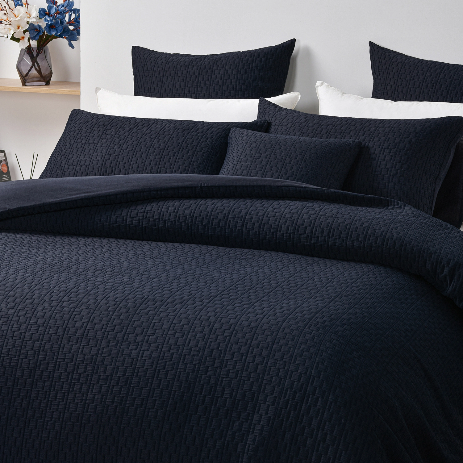 Burleigh Ink Quilt Cover Set By Bianca