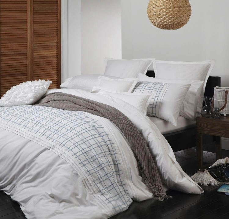Capri Wedgwood Quilt Cover Set by Logan & Mason