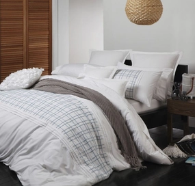Capri Wedgwood Quilt Cover Set by Logan & Mason