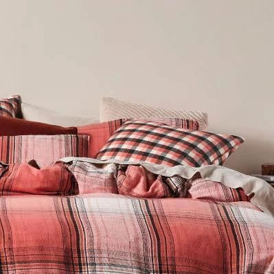 Carricklea Quilt Cover Set Brandy by Linen House