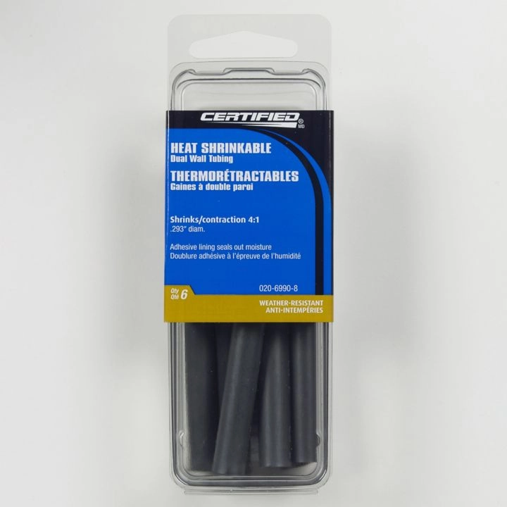 Certified Heat Shrinkable Dual Wall Adhesive-Lined Tubing