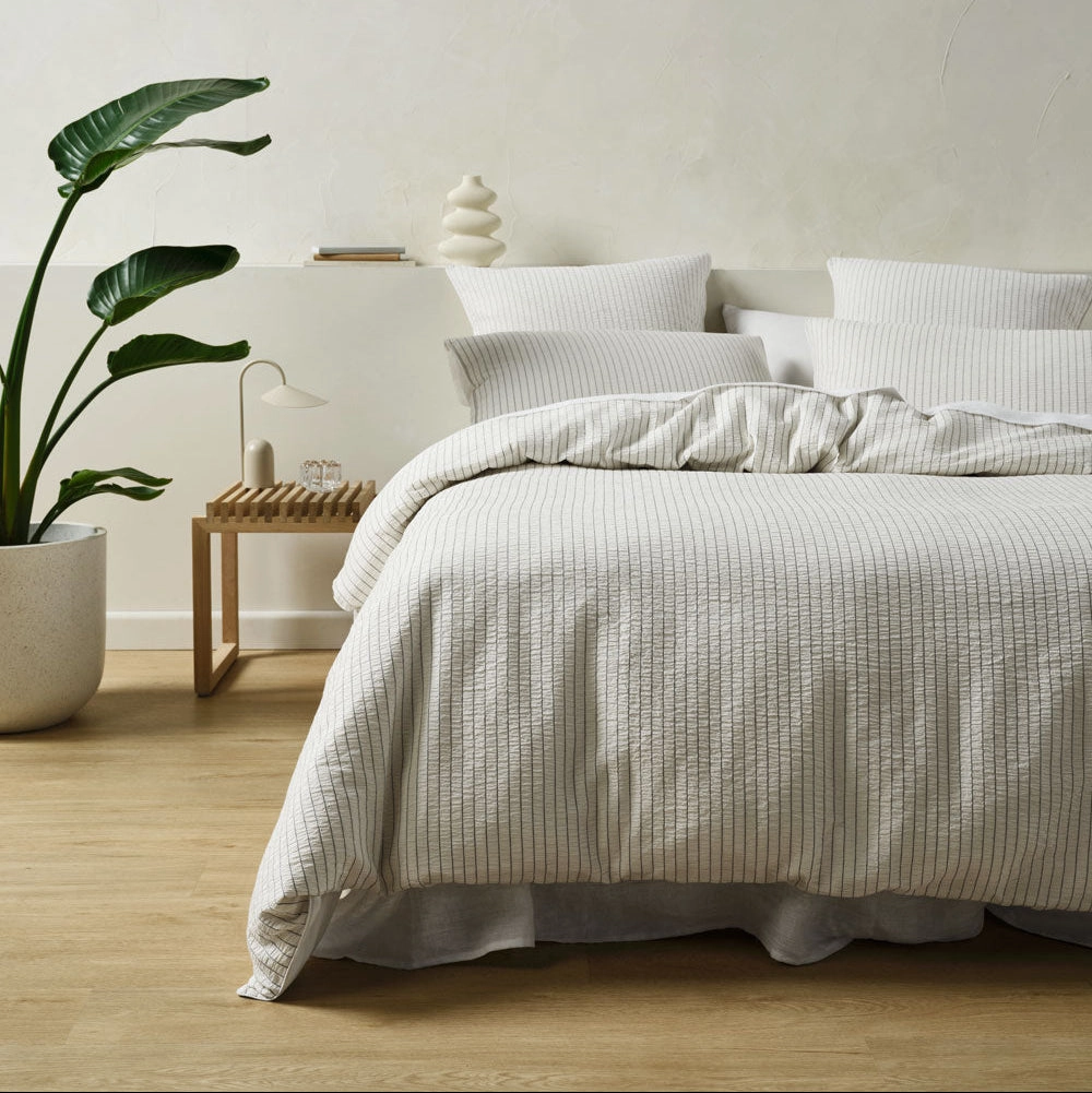 Chiltern White European Pillowcase by Linen House