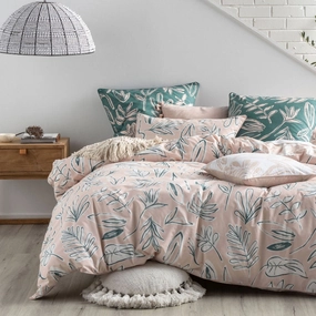 Claude Sage Quilt Cover Set by Linen House