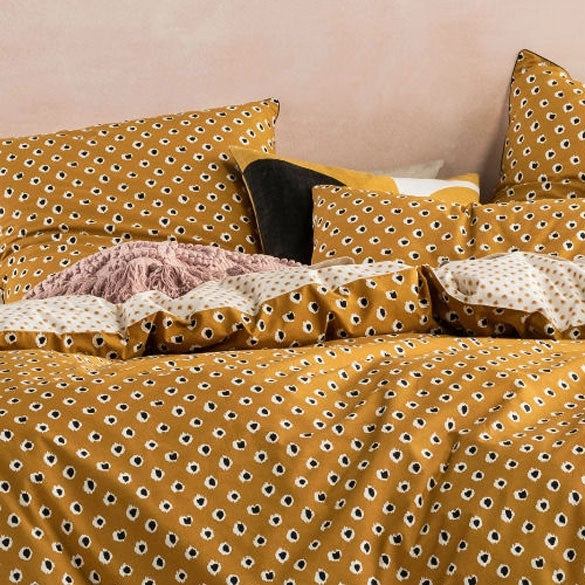 Cleopatra Chai Quilt Cover Set by Linen House