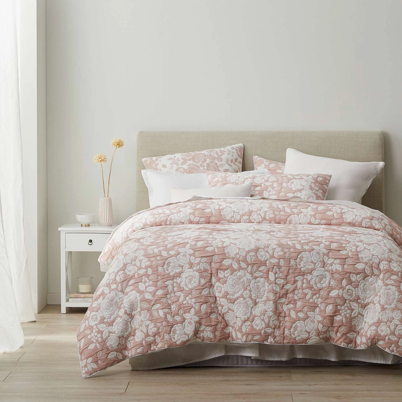 Coralie Dusk Quilt Cover Set by Logan and Mason Platinum