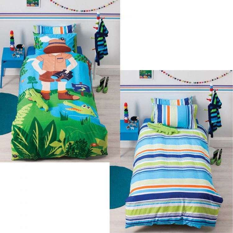 Croc Hunter Quilt Cover Set by Cubby House Kids
