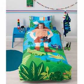 Croc Hunter Quilt Cover Set by Cubby House Kids