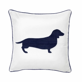 Dachshund Coordinate Velvet Cushion 43 x 43cm by Bianca
