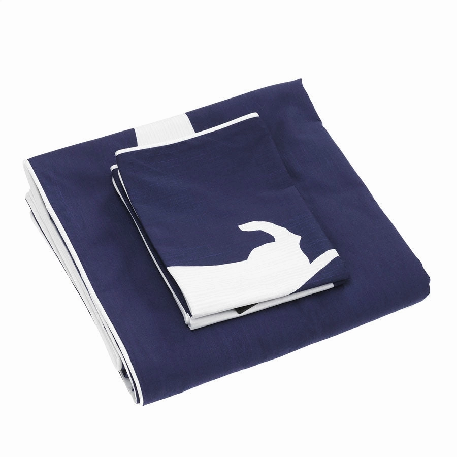Dachshund Indigo Quilt Cover Set by Bianca