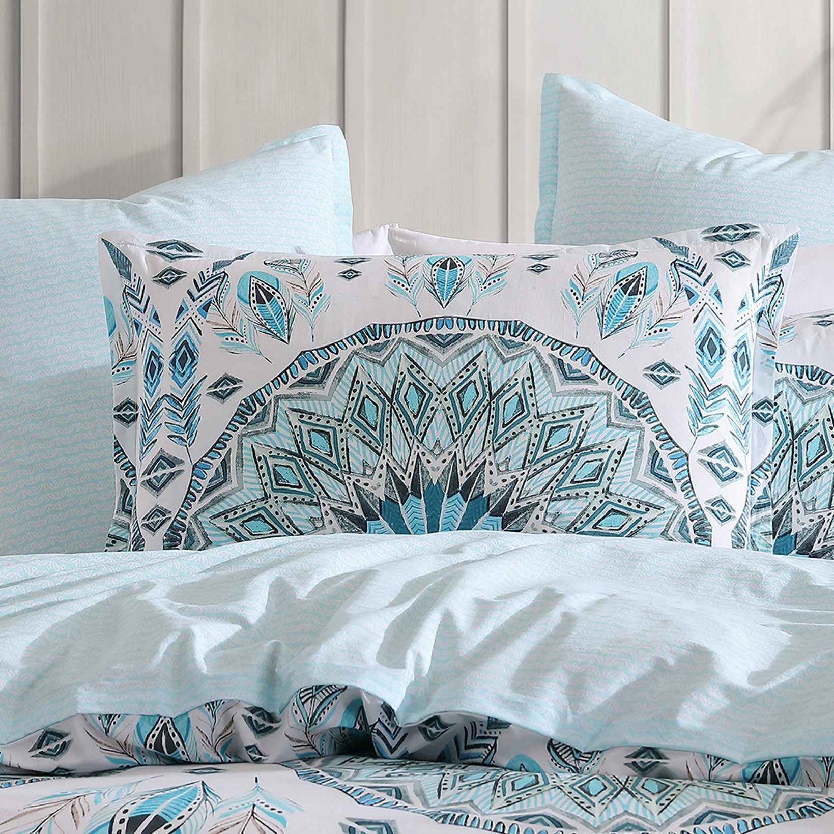 Dali Teal Quilt Cover Set by Logan and Mason