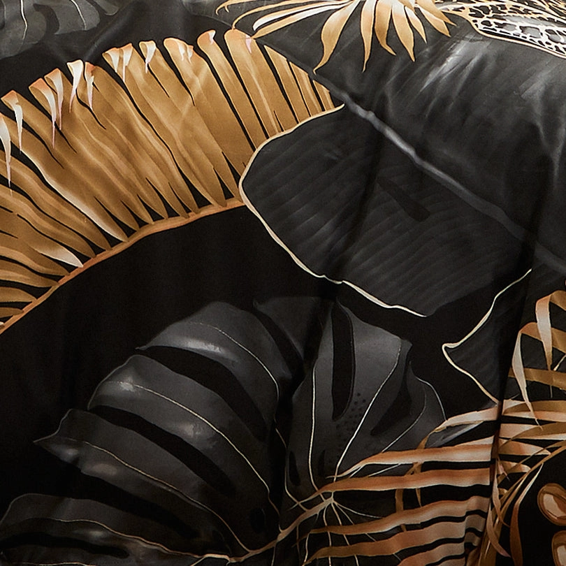 Danton Black Quilt Cover Set by Logan & Mason