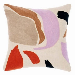 Della Square Filled cushion 48 x 48cm by Linen House