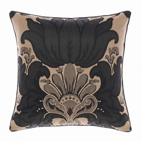 Dionisia Black Filled Cushion 48 x 48cm by GRACE Linen House