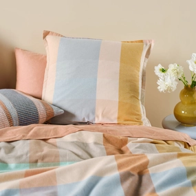 Eastwood Hazelnut European Pillowcase by Linen house