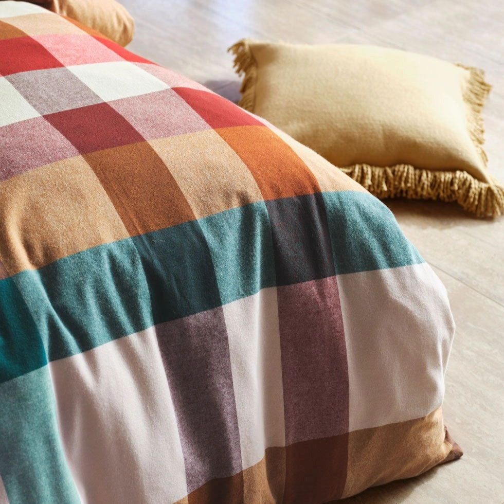 Eastwood Pecan Quilt Cover Set by Linen House