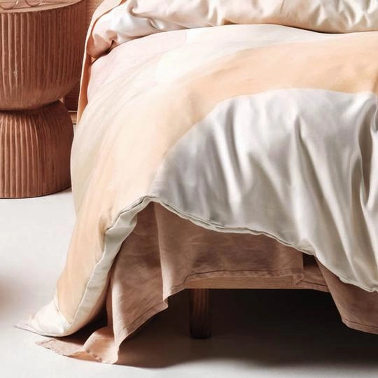 Eisha Sand Quilt Cover Set by Linen House