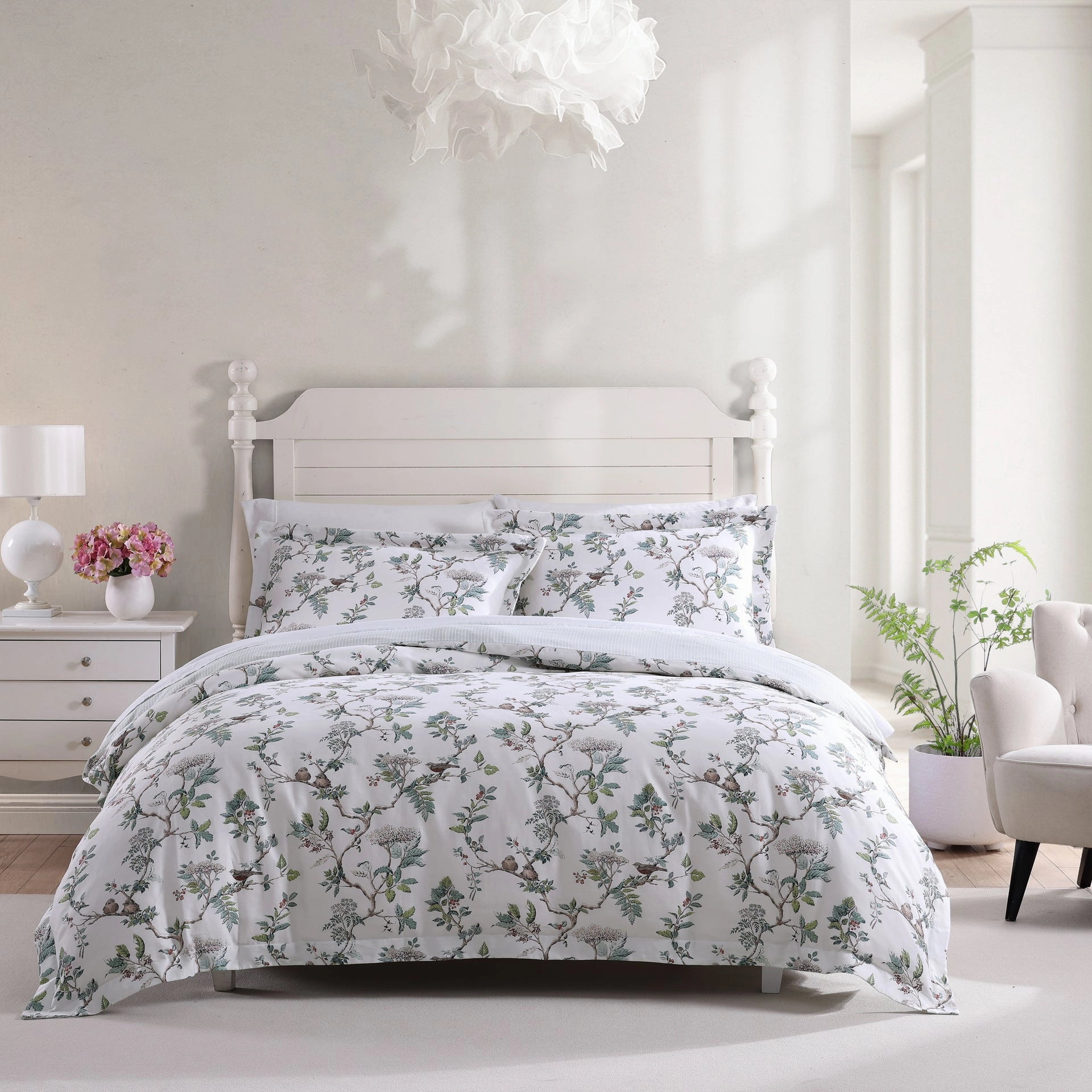 Elderwood Natural Quilt Cover Set by Laura Ashley