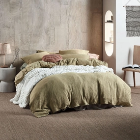 Elysian Eucalyptus Quilt Cover Set by Linen House