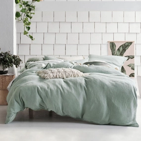 Elysian Stillwater Quilt Cover Set by Linen House