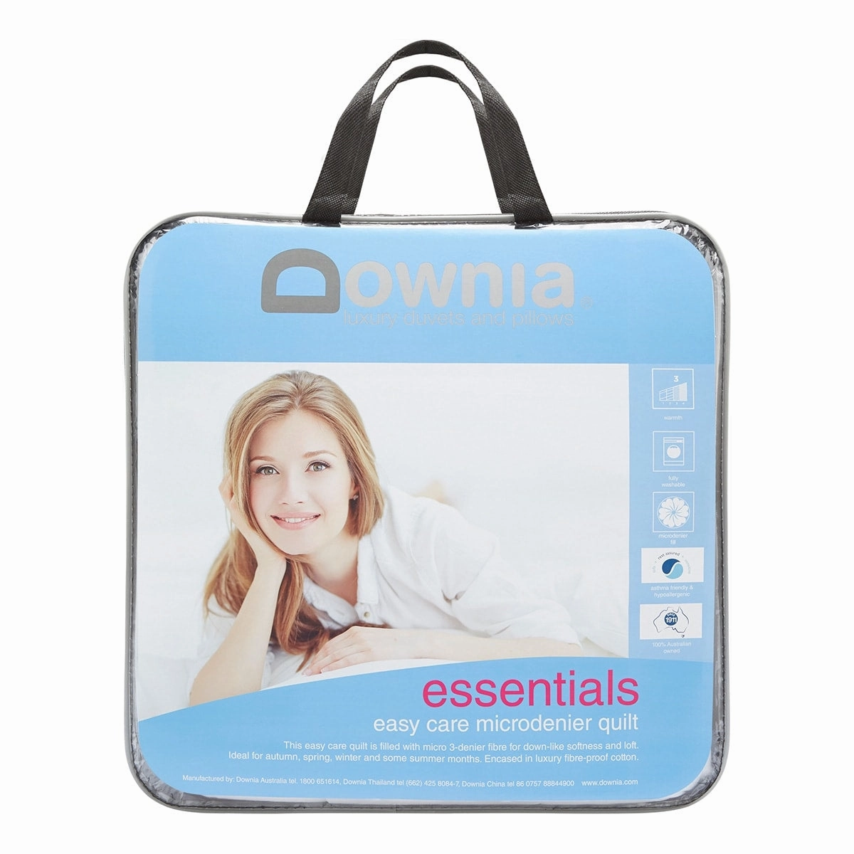 Essentials Easy Care Microdenier Quilt by Downia