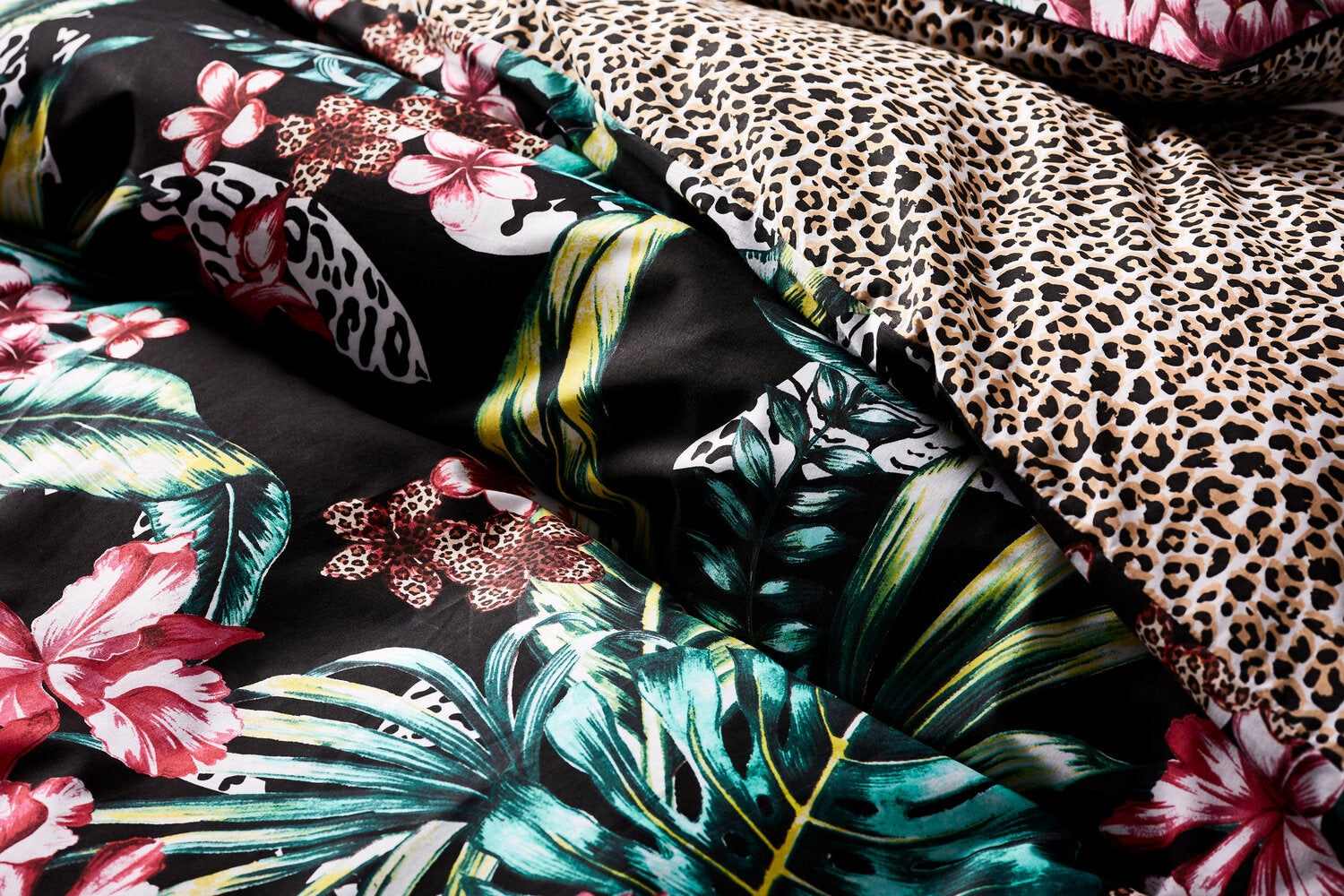 Etta Black Quilt Cover Set By Logan & Mason