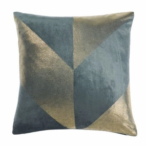 Everett Navy Cushion by Linen House