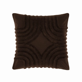 Farrah Cacao European Pillowcase by Linen House