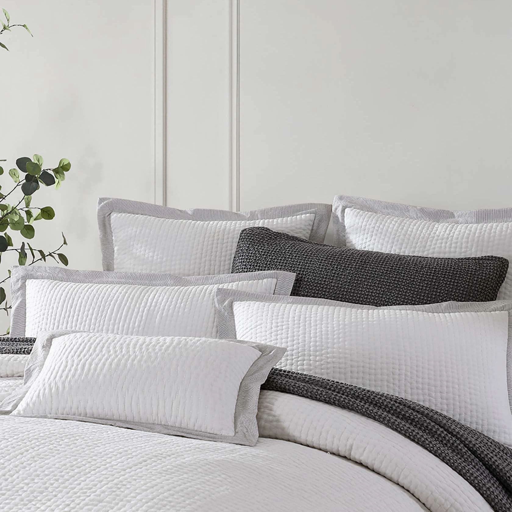 Felix Charcoal Quilt Cover Set by Private Collection