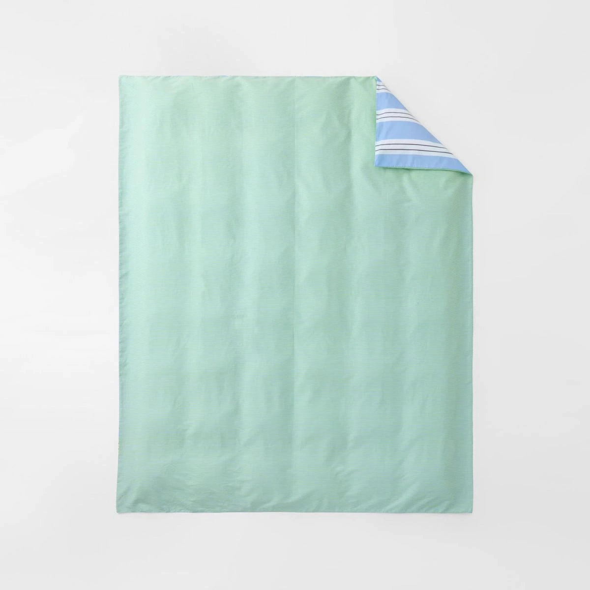 Fenix Mid Blue Quilt Cover And Sheet Bedding Set by Sheridan