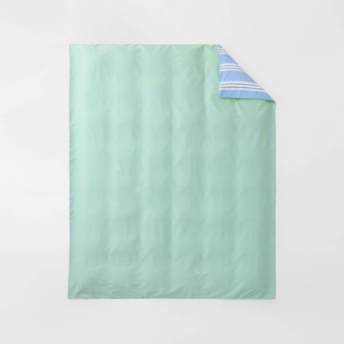 Fenix Mid Blue Quilt Cover And Sheet Bedding Set by Sheridan