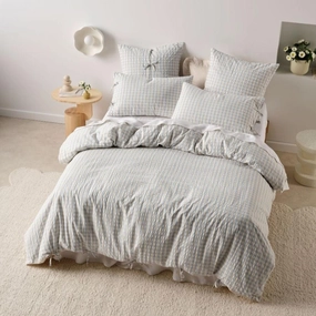 Ferrara Cornflower Cover Set by Linen House