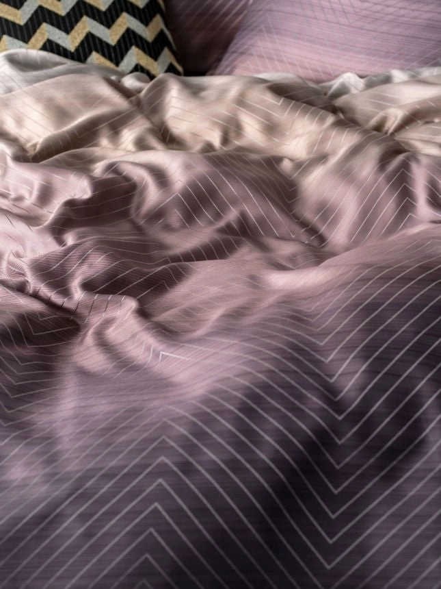 Filament Plum Quilt Cover Set by Linen House