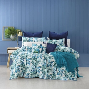 Flinders Blue Quilt Cover Set by Bianca