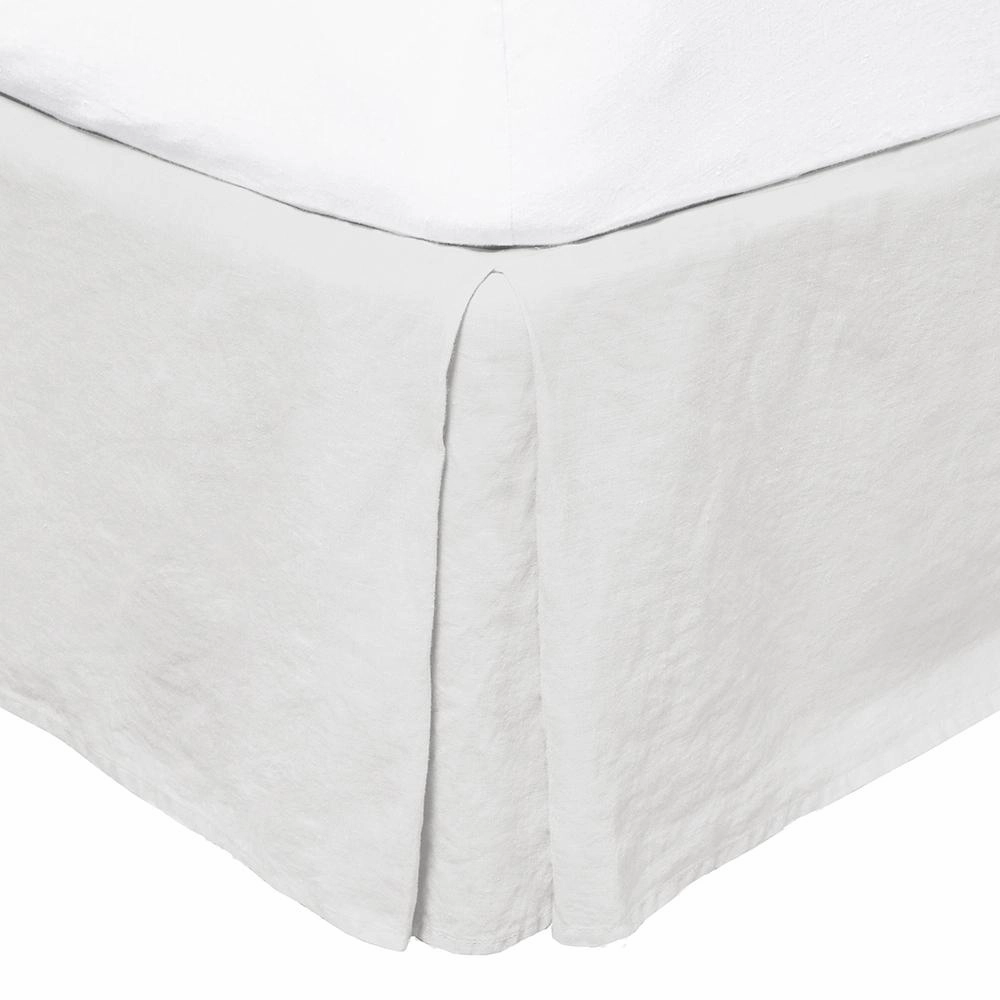 French Flax Linen Valance Ivory by Bambury