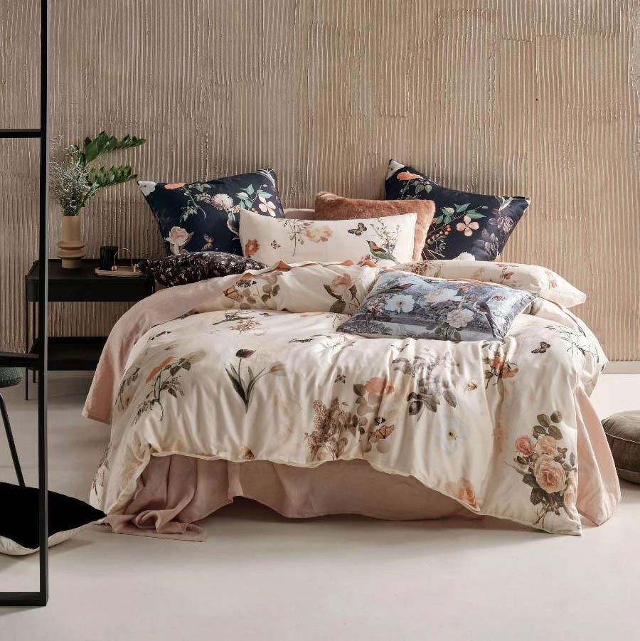 Gwyneth Quilt Cover Set Peach by Linen House