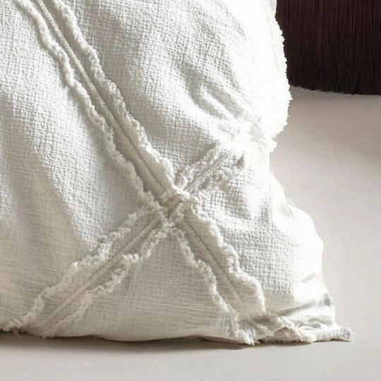 Heather White Quilt Cover Set by Linen House