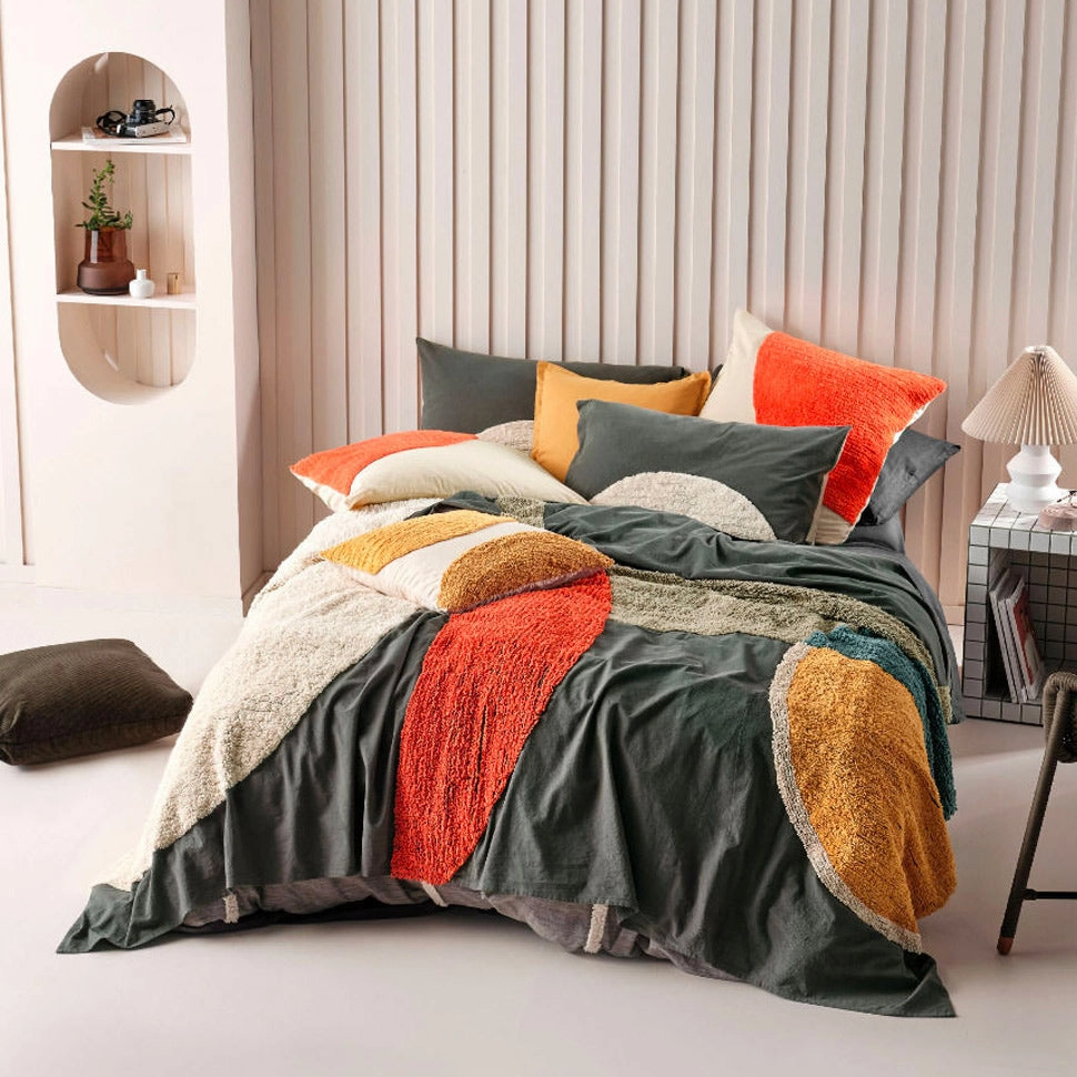 Herman Square Filled Cushion 48 x 48cm by Linen House